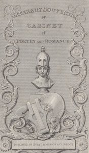 Karta handlowa na pamiątkę literacką, XIX wiek. autorstwa Robert Baker