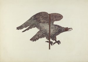 Wiatrowskaz z latającym orłem autorstwa Robert Barton