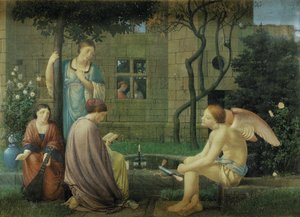Czytanie miłości, on jest, 1874