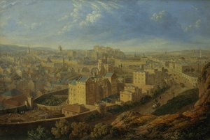Edynburg z Calton Hill autorstwa Robert Batty