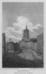 Hackney (grawerowanie) autorstwa Robert Blemell (after) Schnebbelie