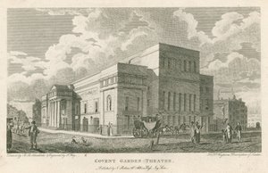 Covent Garden Theatre, Westminster, Londyn autorstwa Robert Blemell Schnebbelie