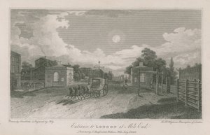 Wejście do Londynu na Mile End autorstwa Robert Blemell Schnebbelie