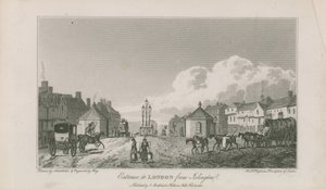 Wjazd do Londynu z Islington autorstwa Robert Blemell Schnebbelie