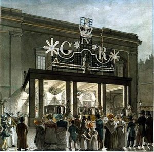 Teatr Królewski, Drury Lane autorstwa Robert Blemell Schnebbelie