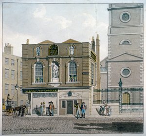 Aldgate House, Aldgate High Street, Londyn, 1815 autorstwa Robert Blemmell Schnebbelie