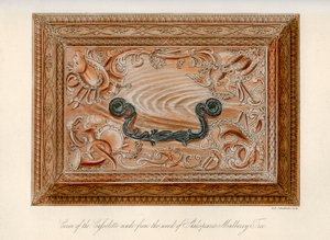 Rzeźbiona zapiekanka z drewna morwy Szekspira, XVIII w., 1840 r.