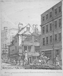 Plebania St. Katherine Coleman, Fenchurch Street, City of London, 1817 r. autorstwa Robert Blemmell Schnebbelie