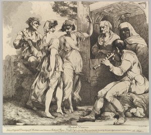 Rustick Dancers, 9 listopada 1780. autorstwa Robert Blyth