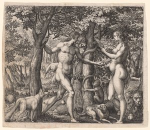 Adam i Ewa, koniec XVI wieku.