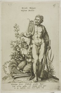 Herkules, płyta 16 z Parnassus Biceps autorstwa Robert Boissard