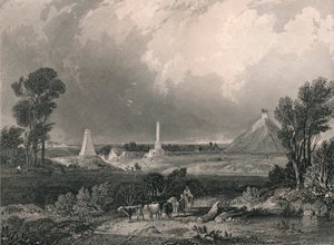 Równiny Waterloo, połowa XIX wieku.