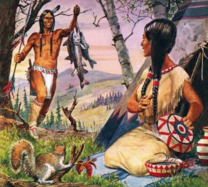 Hiawatha i Minnehaha