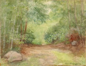 Scena leśna bez tytułu, 1902. autorstwa Robert Bruce McDougall