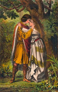 Pośmiertne. Moja królowa! Moja pani! O pani nie płacz więcej. Cymbelina: Akt I, Scena I, c1875