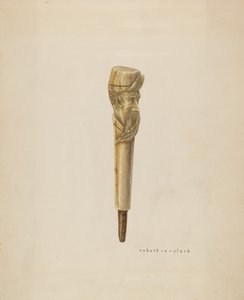 Głowa lub uchwyt laski autorstwa Robert Clark