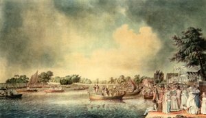 „Mecz wioślarski w Richmond”, 1793, 1942. autorstwa Robert Clevely