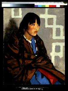 Indianka (Julianita) (olej na płótnie) autorstwa Robert Cozad Henri