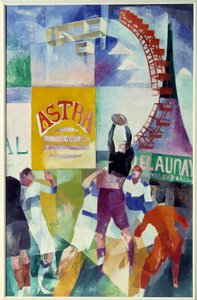 Zespół Cardiffa. Obraz Roberta Delaunaya (1885 - 1941) autorstwa Robert Delaunay