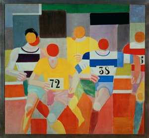 Biegacze autorstwa Robert Delaunay