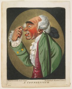 Koneser, z Księgi głów, 1795 autorstwa Robert Dighton