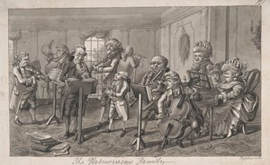 Harmonijna Rodzina autorstwa Robert Dighton