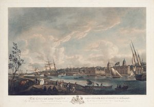 Widok Szpitala Królewskiego w Greenwich, 1793