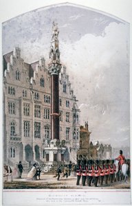 Broad Sanctuary, Westminster, Londyn, c1865 autorstwa Robert Dudley