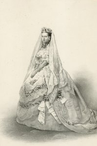 HRH Alexandra księżniczka Danii (chromolit) autorstwa Robert Dudley