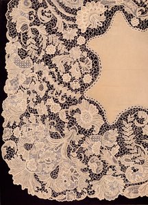 Chusteczka Koronki Irlandzkiej Manufaktury, 1863. autorstwa Robert Dudley