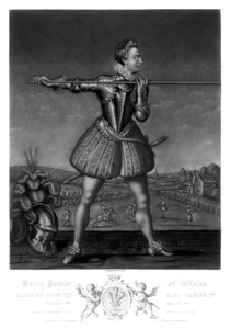 Henryk, książę Walii, najstarszy syn króla Jakuba I, 1816.