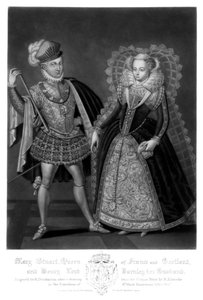 Mary Stuart, królowa Francji i Szkocji, i Henry Lord Darnley, jej mąż, 1816.