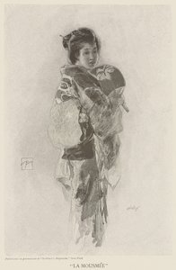 La Mousmee, ilustracja z „Scribner
