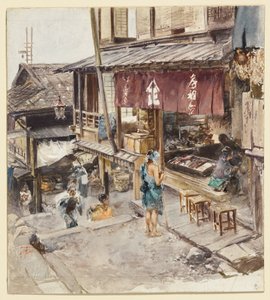 Ulica w Ikao w Japonii, III autorstwa Robert Frederick Blum
