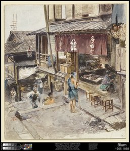 Ulica w Ikao, Japonia, III autorstwa Robert Frederick Blum