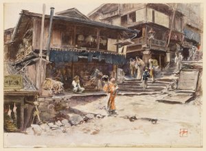 Ulica w Ikao, Japonia, I autorstwa Robert Frederick Blum