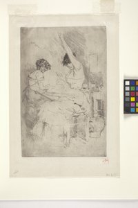 Koraliki, Wenecja (akwaforta) autorstwa Robert Frederick Blum