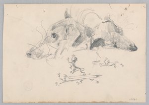 Pies i lew autorstwa Robert Frederick Blum