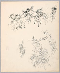 Rysunek, Tańczące postacie, 1882-83 autorstwa Robert Frederick Blum