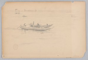 Łodzie rybackie, Japonia autorstwa Robert Frederick Blum