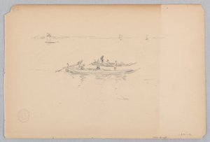 Łodzie rybackie, Japonia autorstwa Robert Frederick Blum