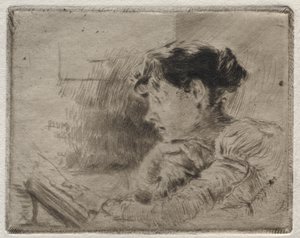 Girl Reading autorstwa Robert Frederick Blum