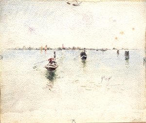 Gondole autorstwa Robert Frederick Blum