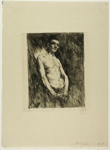 Półnaga postać mężczyzny autorstwa Robert Frederick Blum