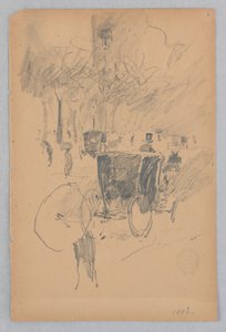 Koń i bryczka autorstwa Robert Frederick Blum