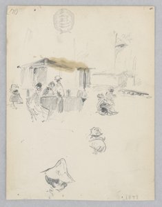 Scena targowa autorstwa Robert Frederick Blum