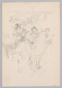 Mężczyźni na koniach autorstwa Robert Frederick Blum
