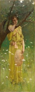 Zaduma, ok. 1883-1884 (olej na płótnie) autorstwa Robert Frederick Blum