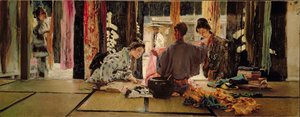 Kupiec jedwabiu, 1890-93 autorstwa Robert Frederick Blum