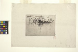 Kanał Wenecki (atrament) autorstwa Robert Frederick Blum